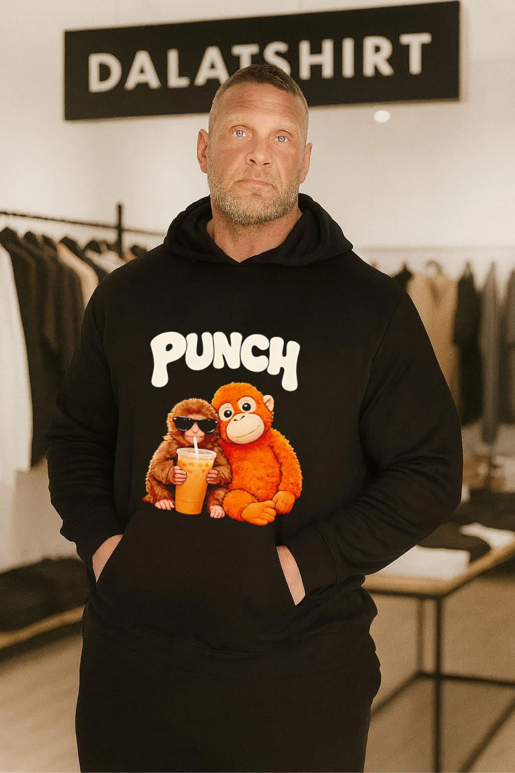 PUNCH Brown Monkey shirt