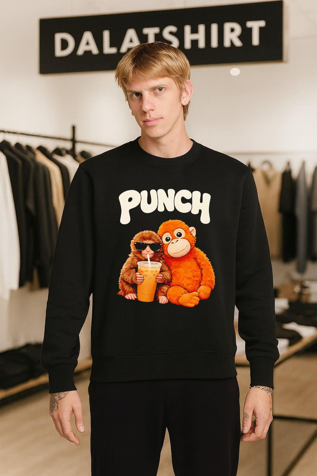 PUNCH Brown Monkey shirt