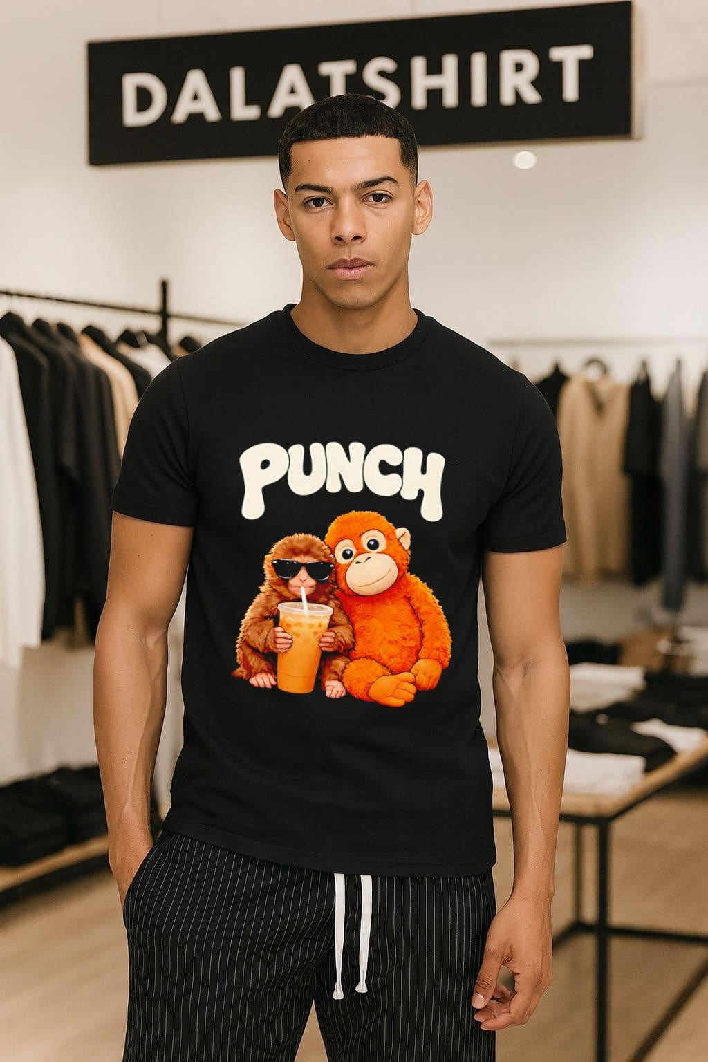 PUNCH Brown Monkey shirt