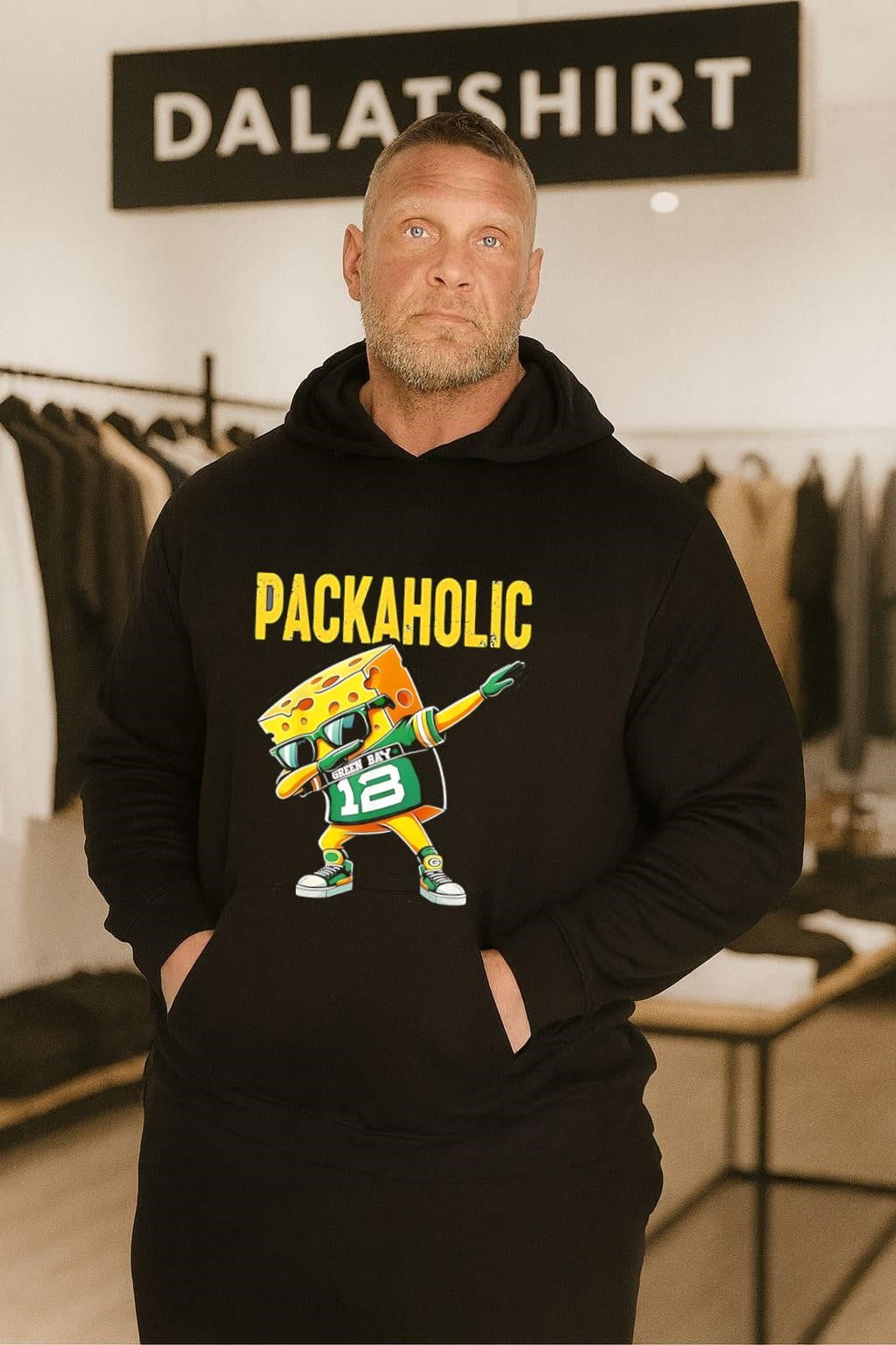 Packaholic Green Bay 12 Cheesehead Dabbing shirt