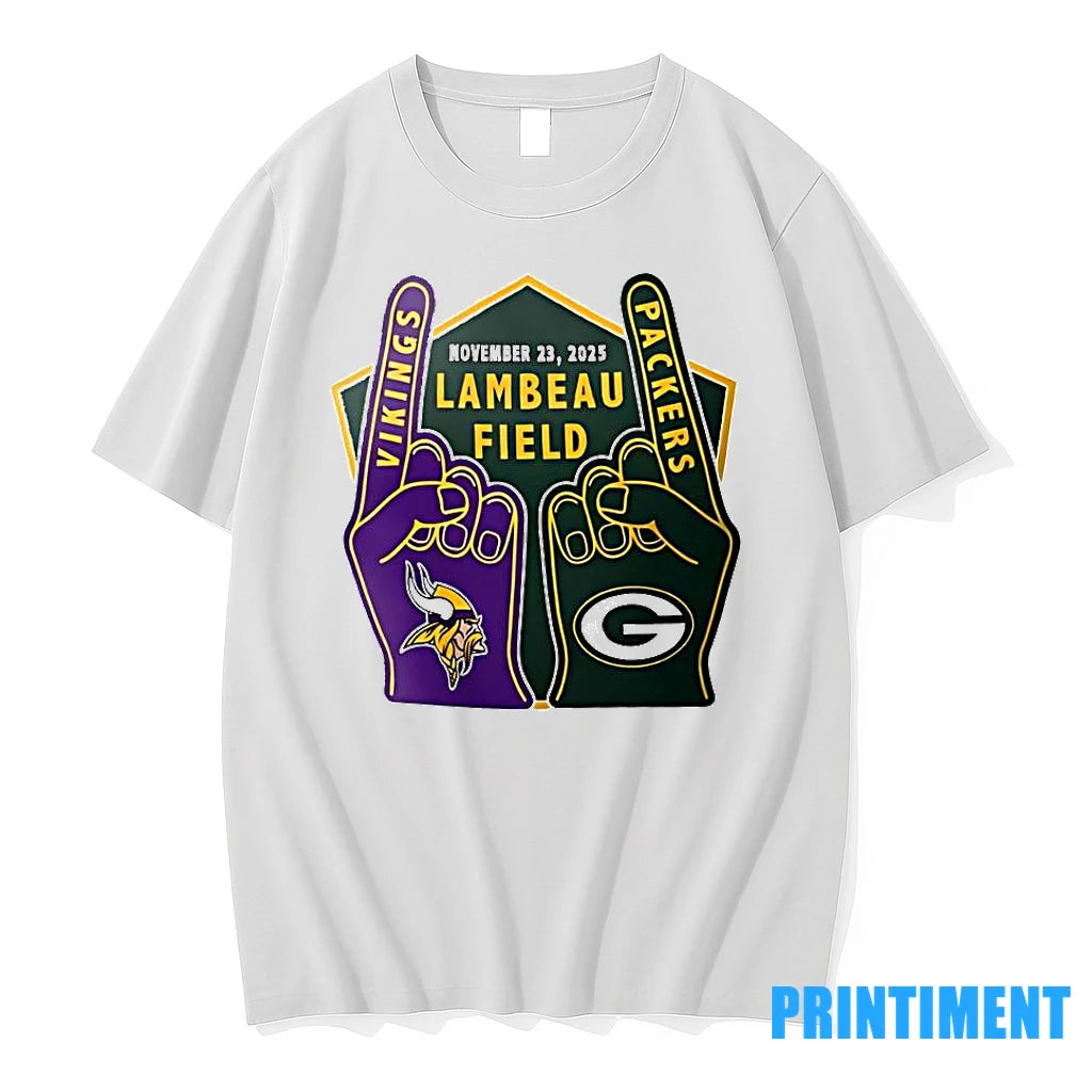 Packers Vs Vikings 2025 Match Up Tshirts Sweater