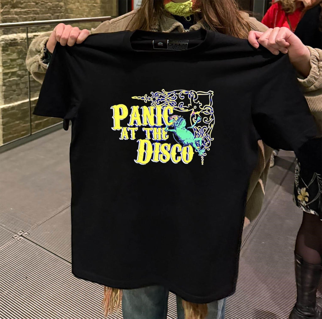 Panic At The Disco frog with martini glass shirt