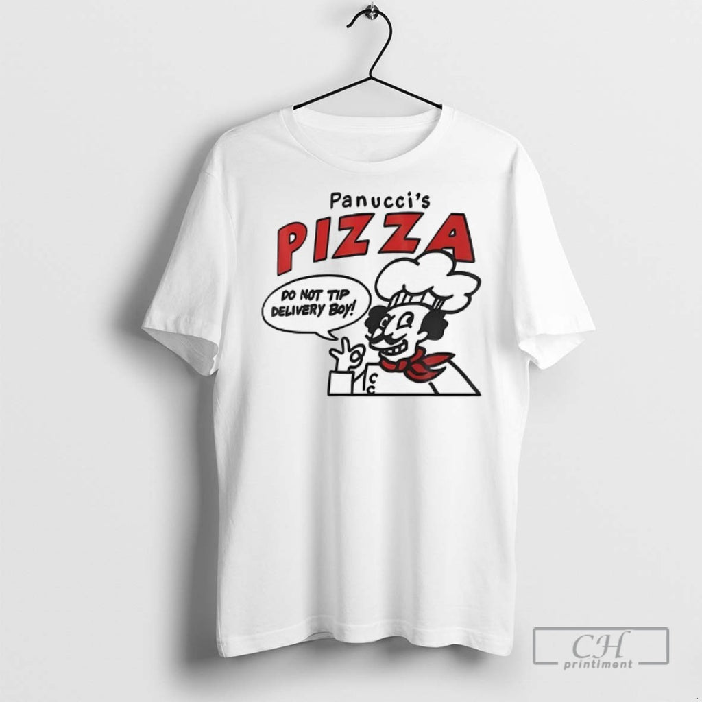 Panuccis Pizza Do Not Tip Delivery Boy T Shirts