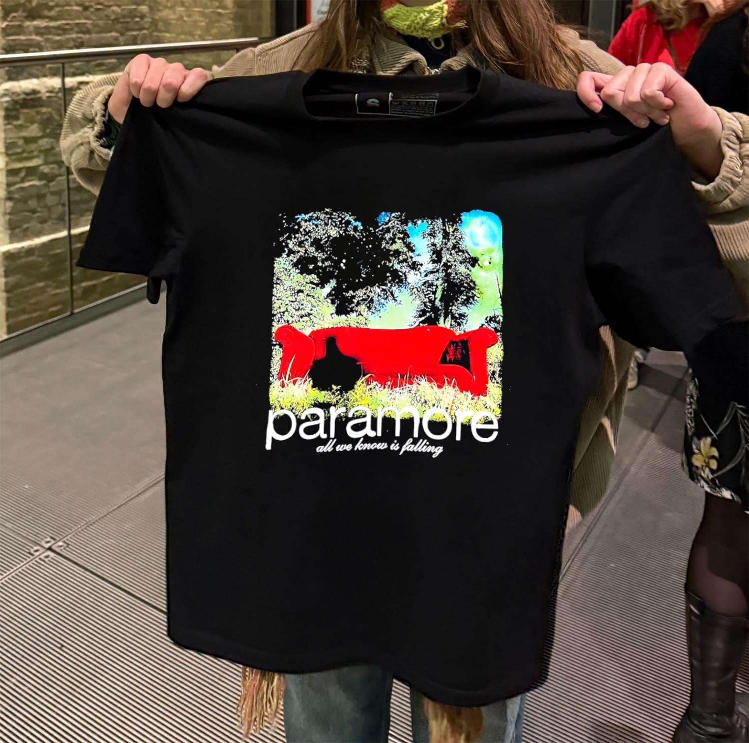 Paramore All We Know Is Falling Red Sofa Forest shirt