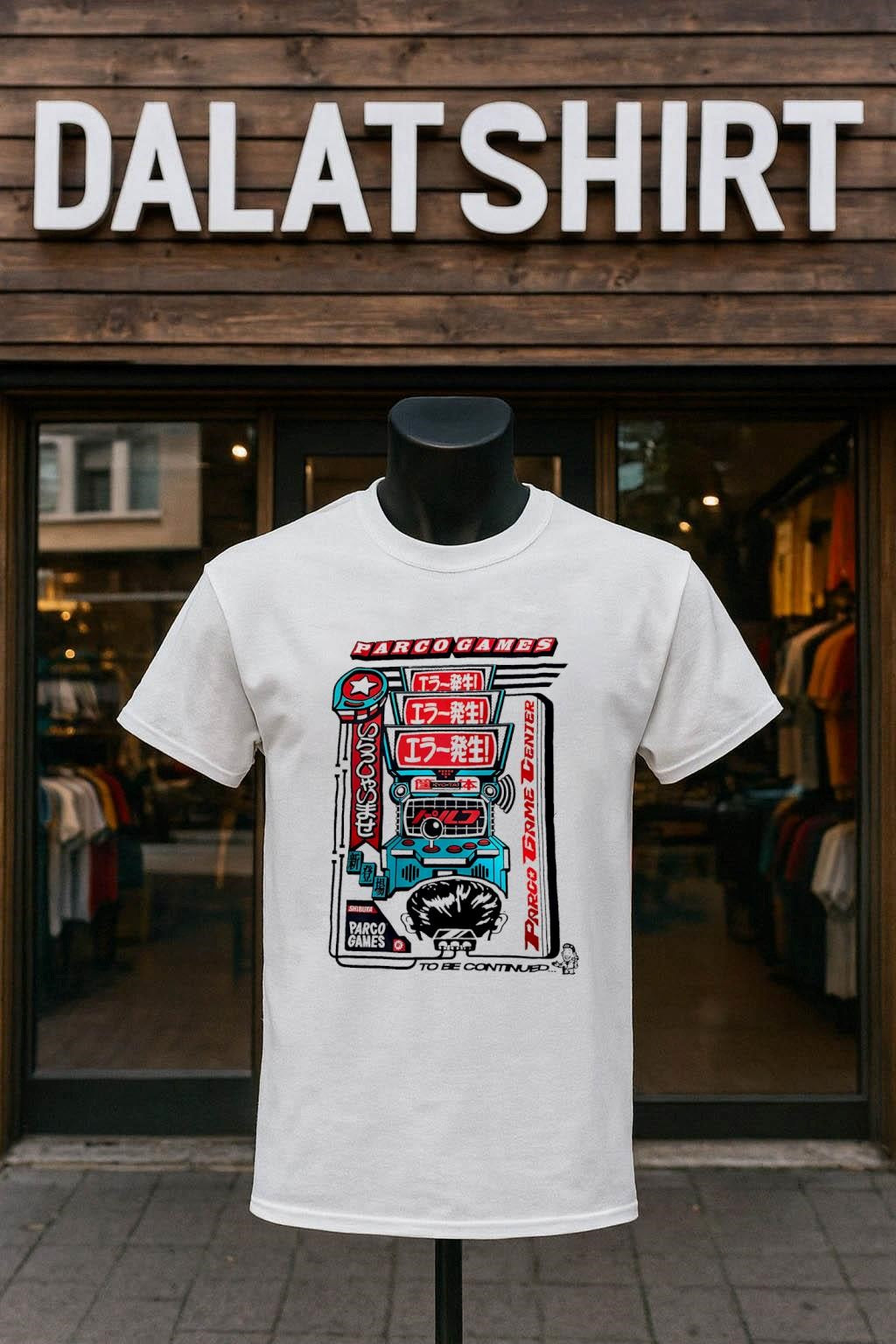Parco Games Error Japanese Arcade Machine Shibuya Game shirt