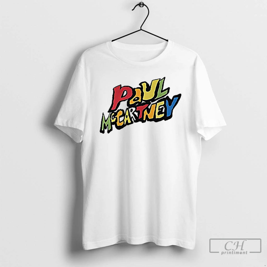 Paul Mccartney Got Back Tour 2025 Text Grahic T Shirts