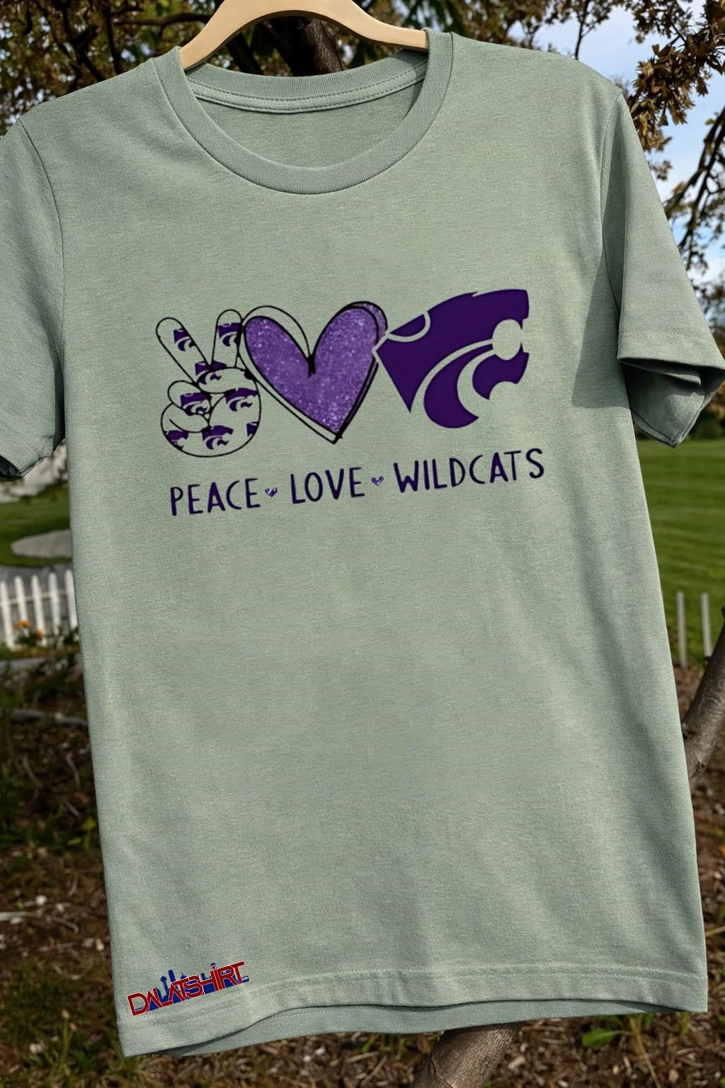 Peace Love Kansas State Wildcats shirt