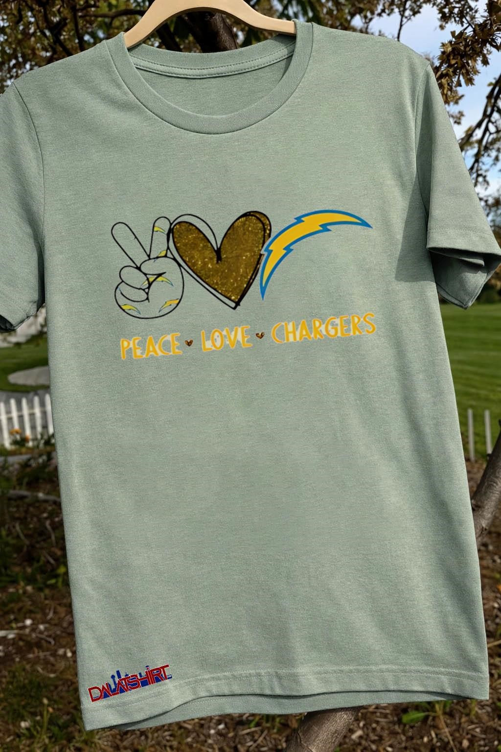 Peace Love Los Angeles Chargers shirt