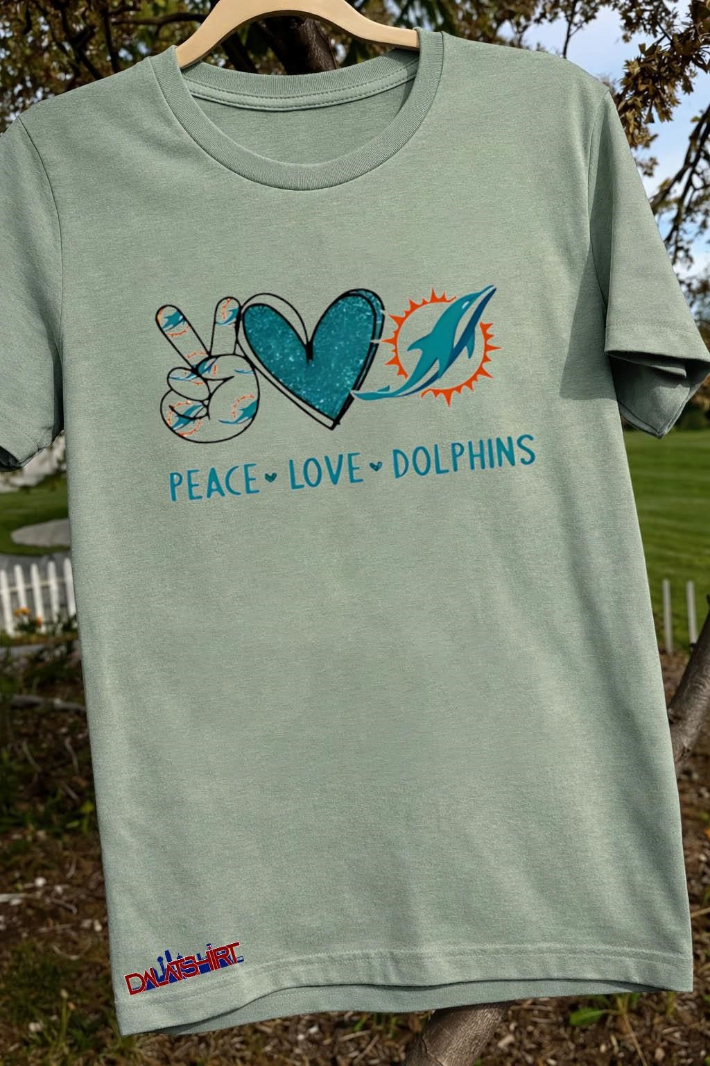 Peace Love Miami Dolphins shirt