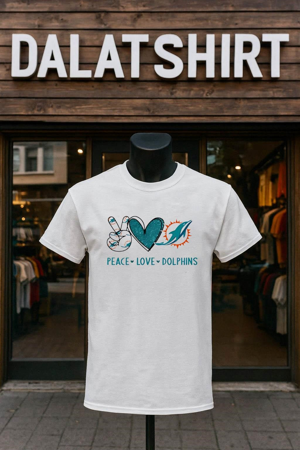 Peace Love Miami Dolphins shirt