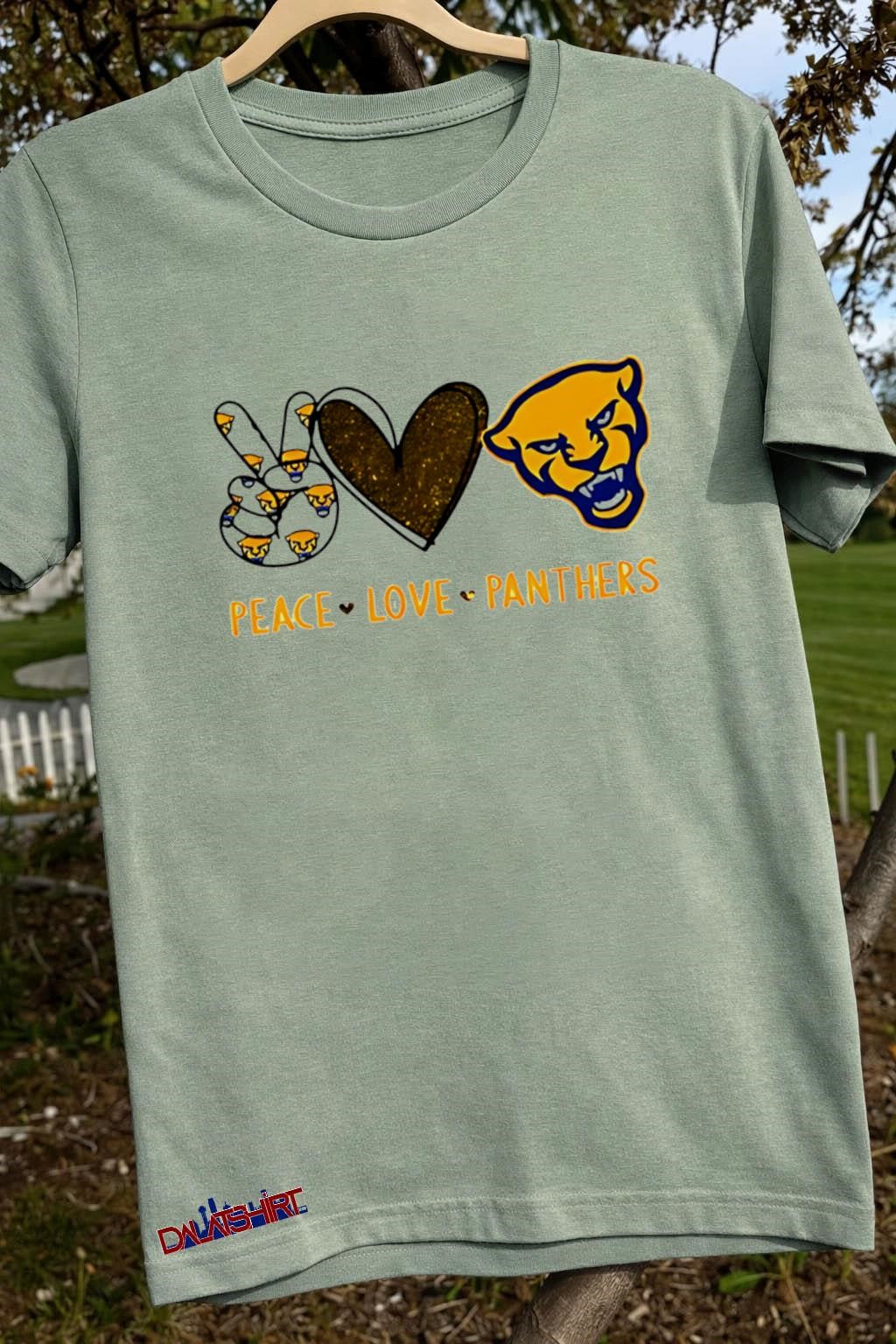 Peace Love Pittsburgh Panthers shirt