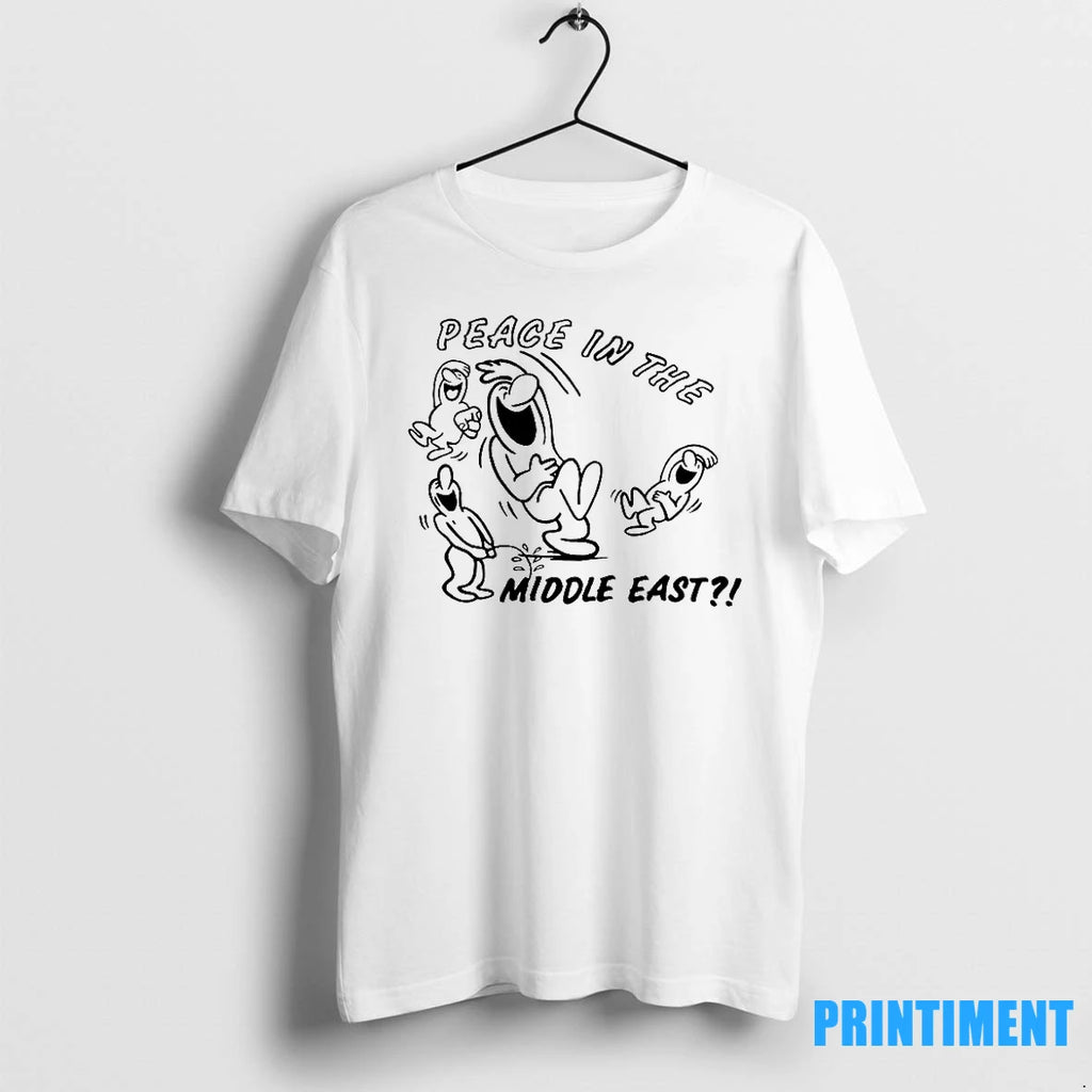 Peace In The Middle East Funny Cartoon Tshirts Sweater