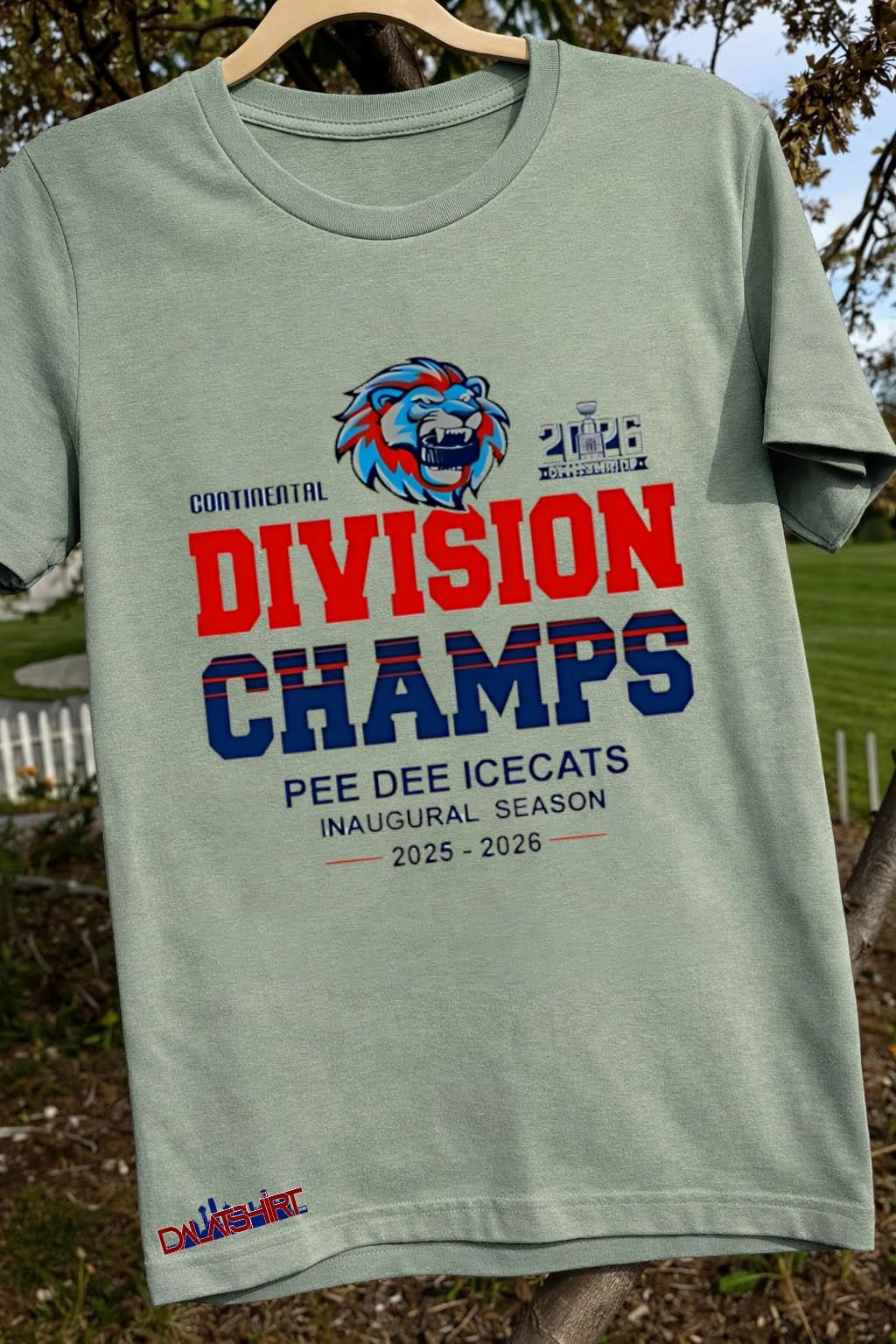 Pee Dee Icecats Continental Division Champs Inaugural Season 2025-2026 shirt