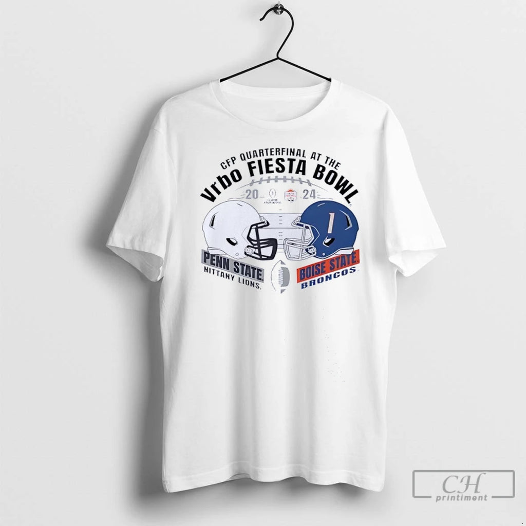 Penn State Nittany Lions 2024 Vrbo Fiesta Bowl Dueling Helmet T Shirts