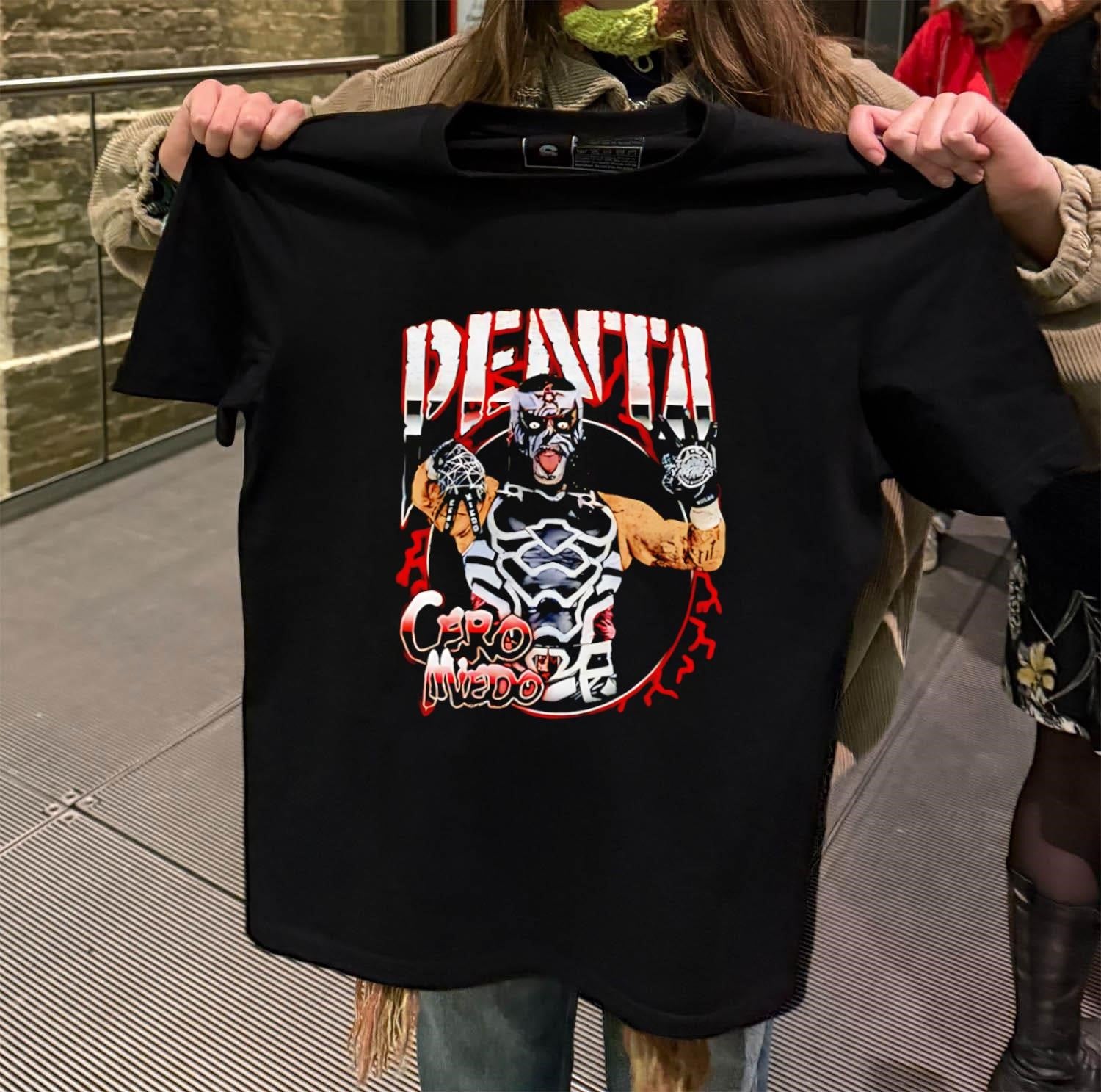 Penta Cero Miedo Lucha Libre wrestler mask shirt