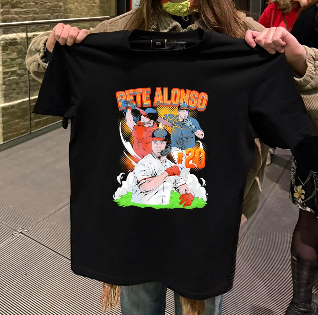 Pete Alonso 20 New York Mets Baseball Player Graphic shirt