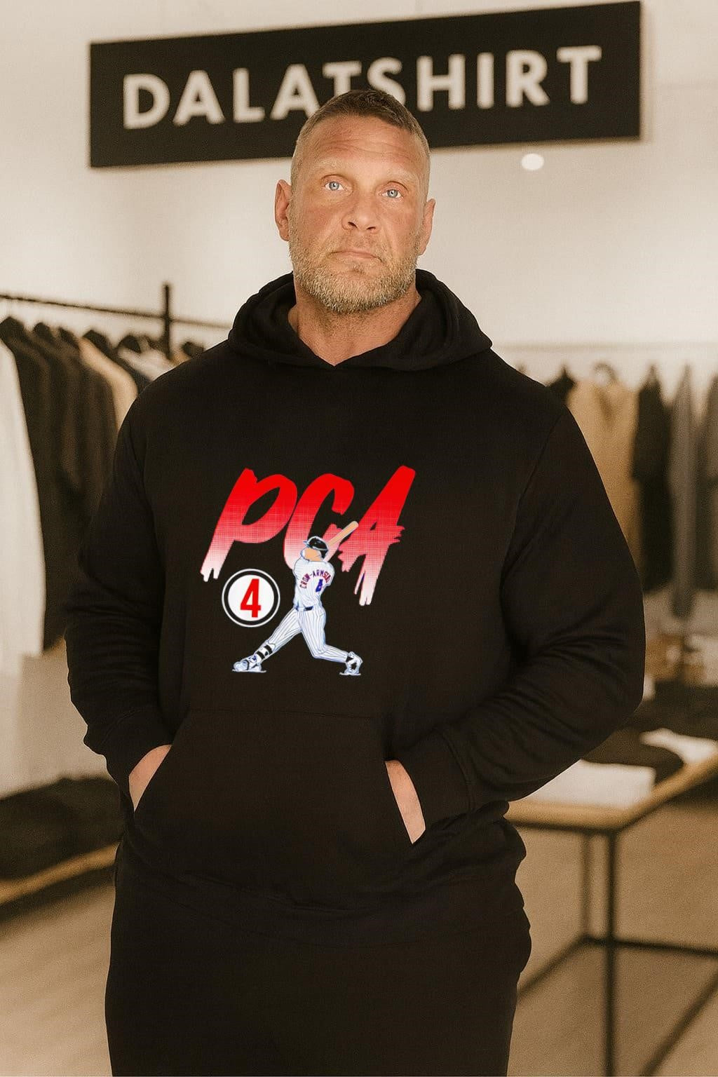 Pete Crow-Armstrong Slugger Swing Number baseball shirt