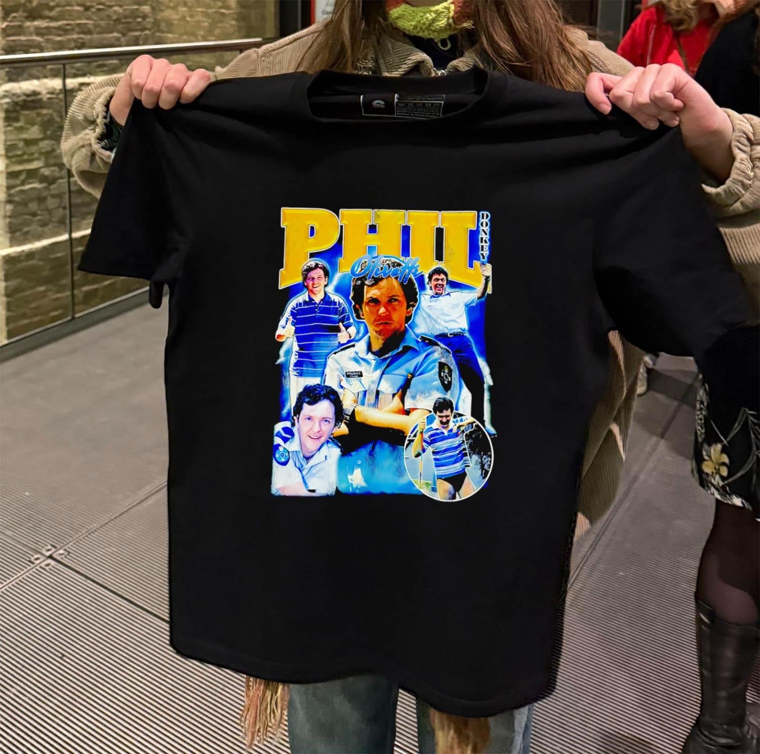 Phil Olivetti We Can Be Heroes Character Graphic Design shirt