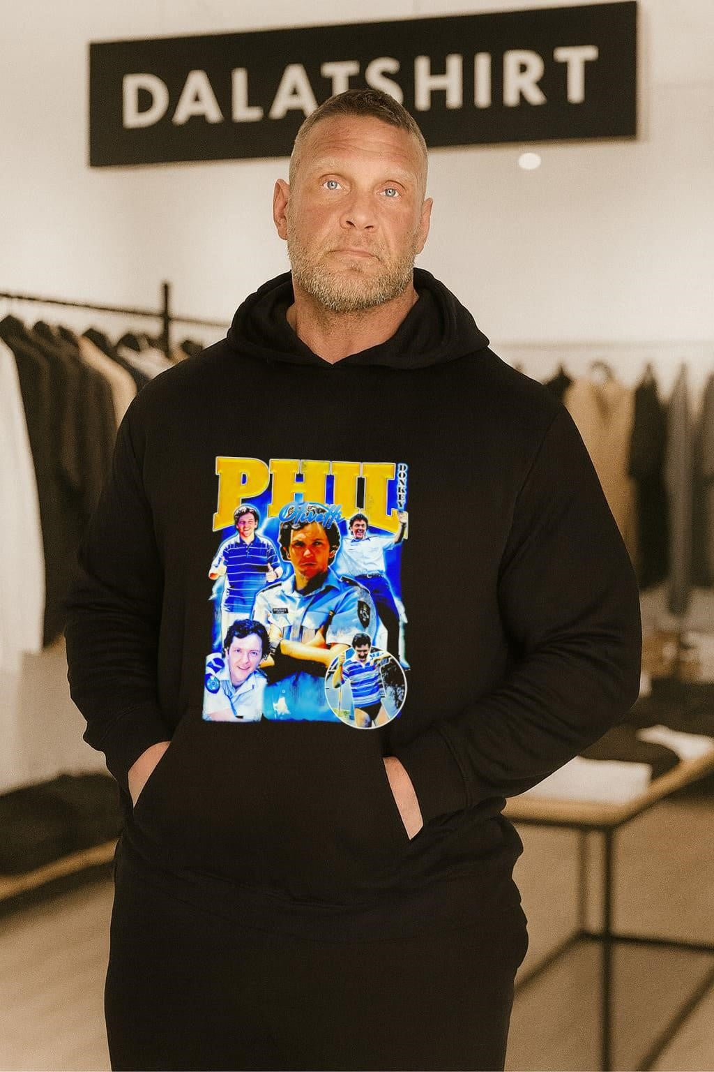 Phil Olivetti We Can Be Heroes Character Graphic Design shirt