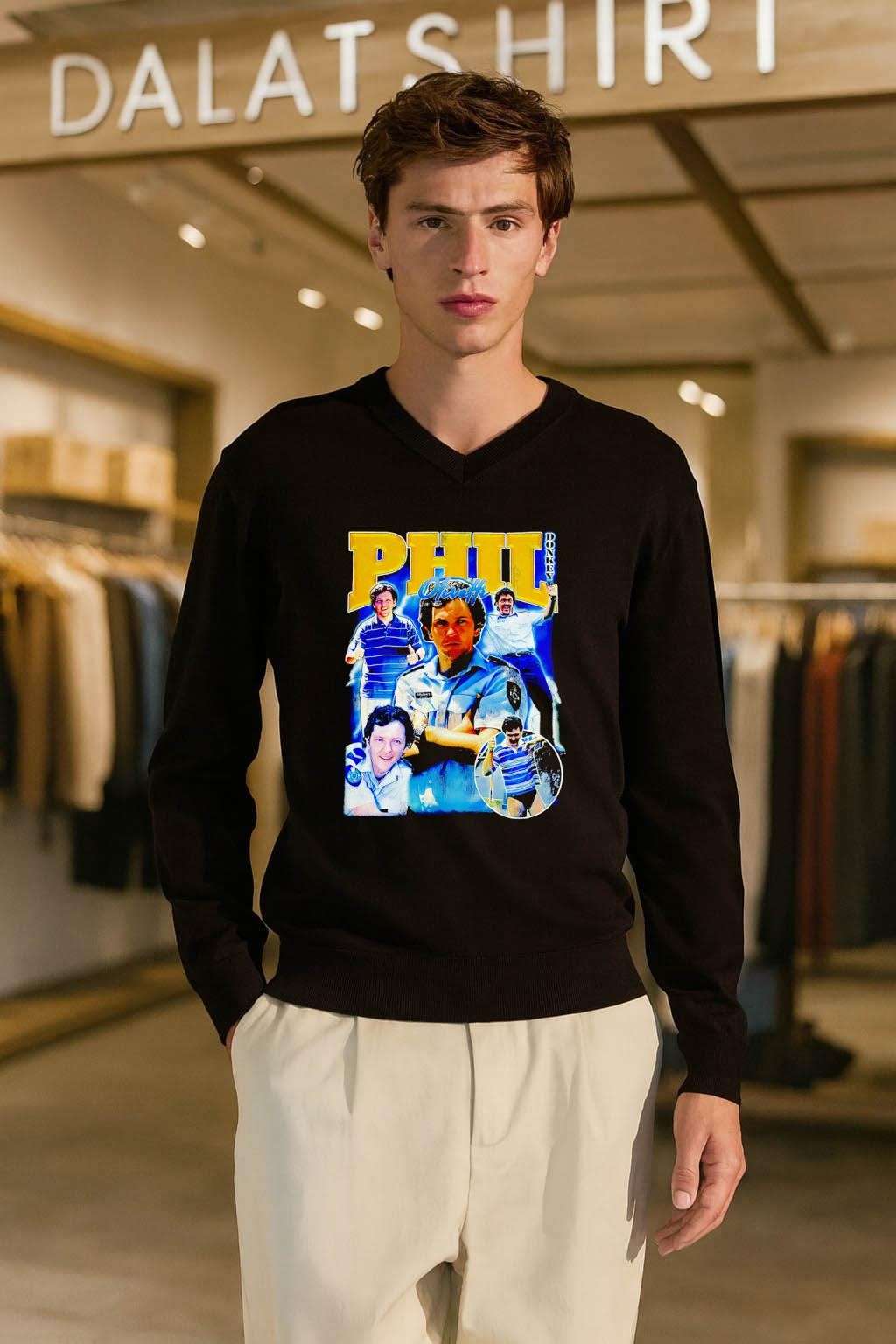 Phil Olivetti We Can Be Heroes Character Graphic Design shirt