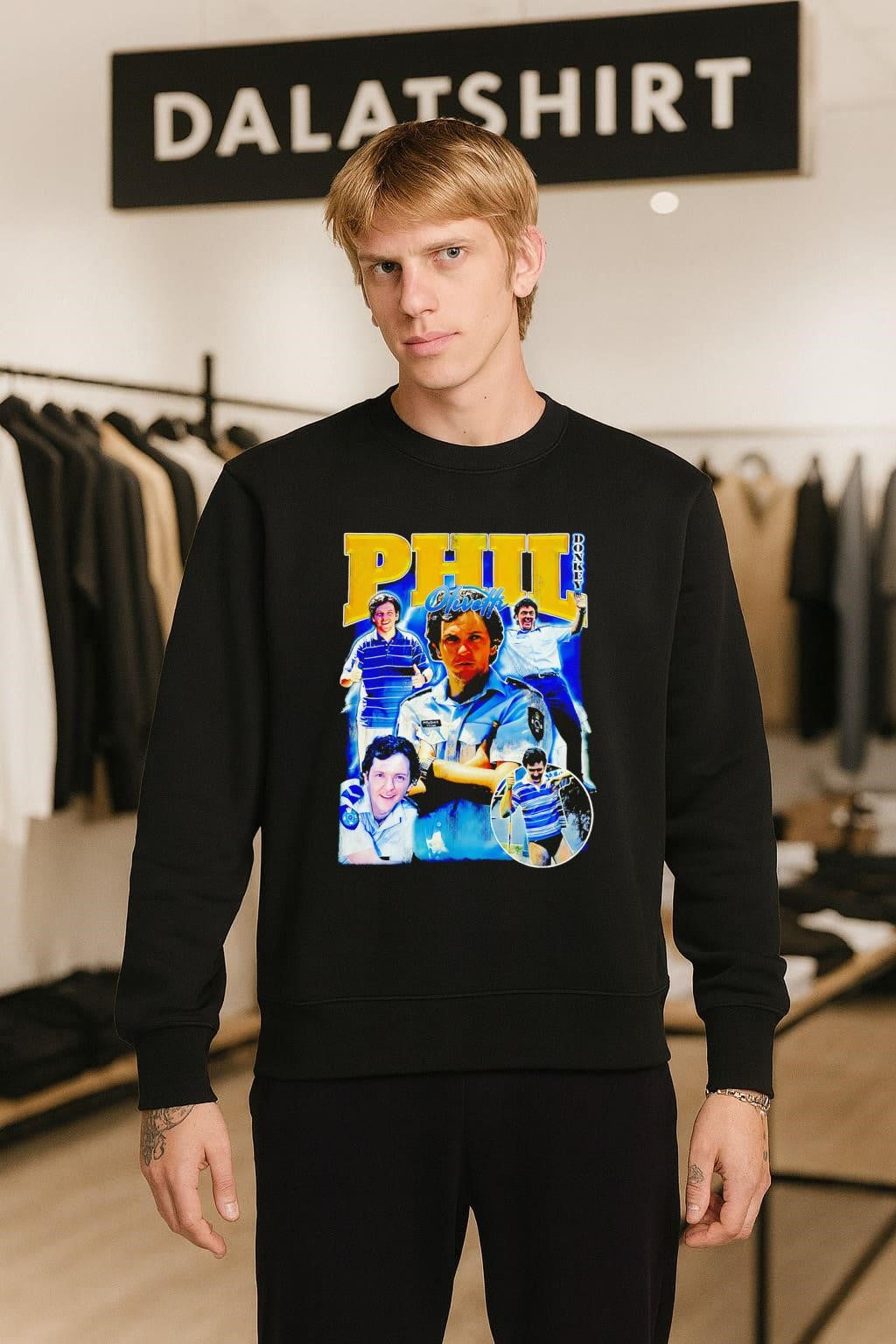 Phil Olivetti We Can Be Heroes Character Graphic Design shirt