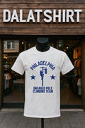 Philadelphia Greased Pole Climbing Team Broad St Pattison Ave Street Sign shirt