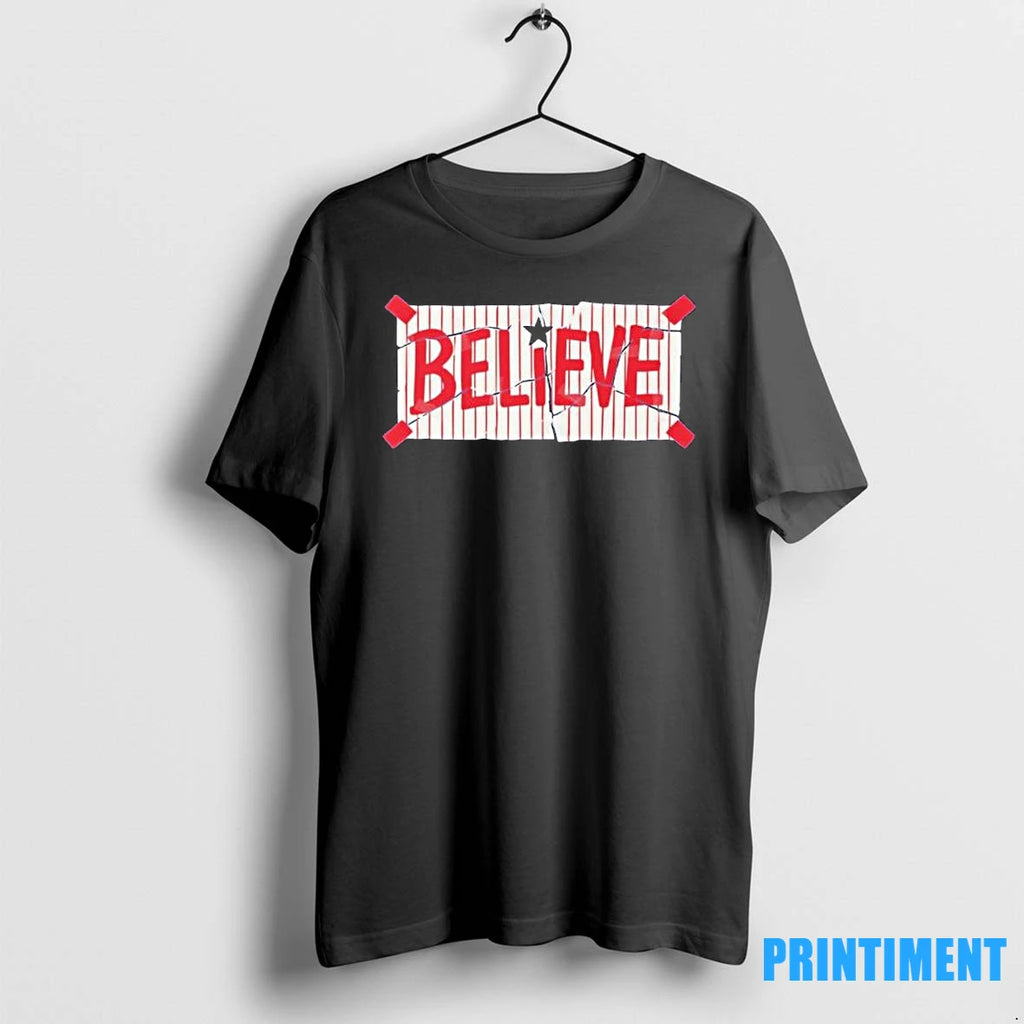 Philadelphia Phillies Believe Taped Back Together Tshirts Sweater