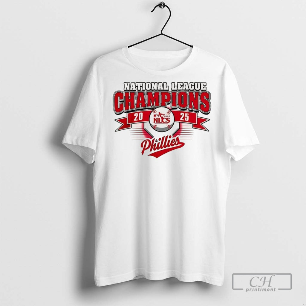 Philadelphia Phillies Baseball National League Champions 2025 T Shirts