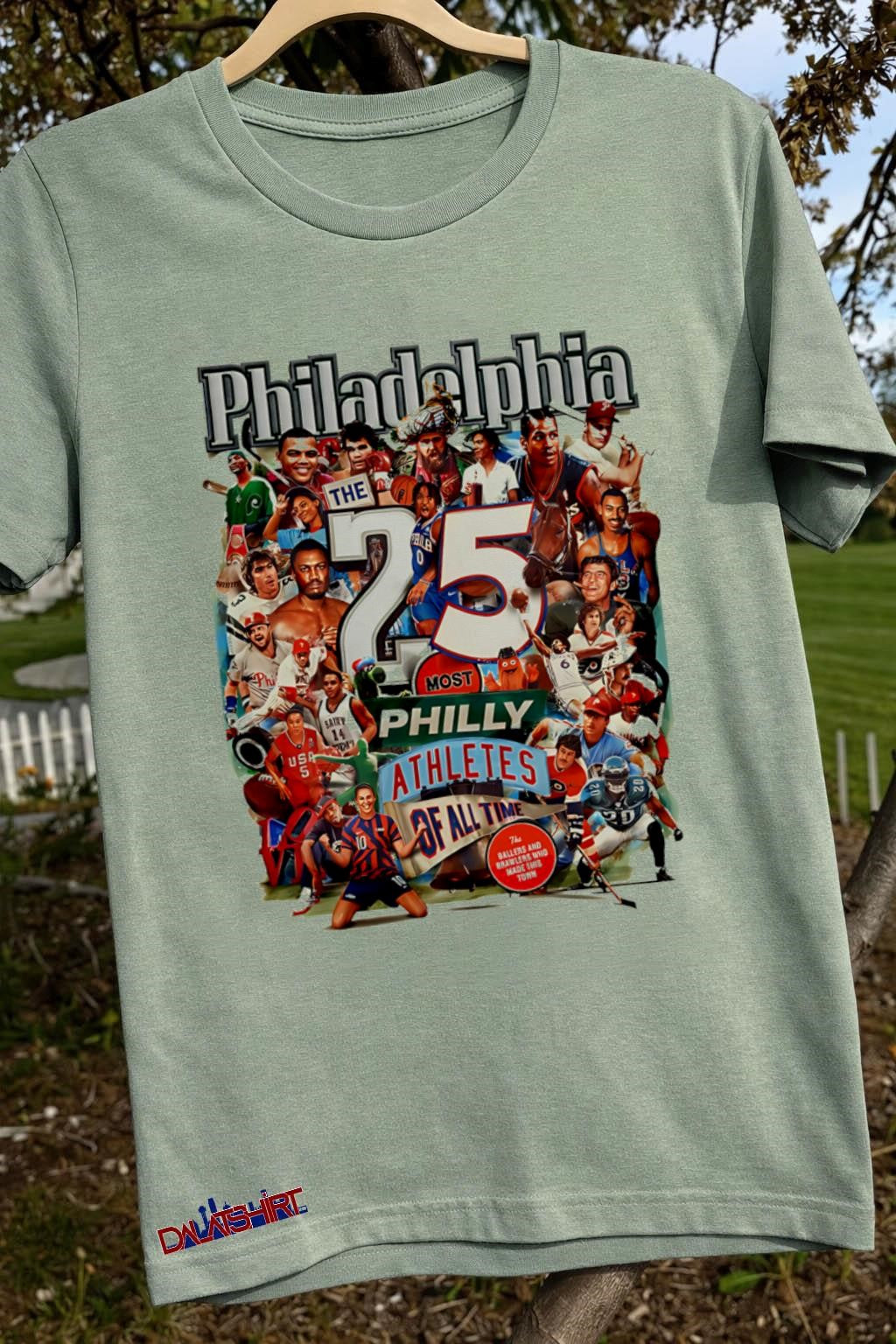 Philadelphia The 25 Most Philly Athletes Of All Time shirt