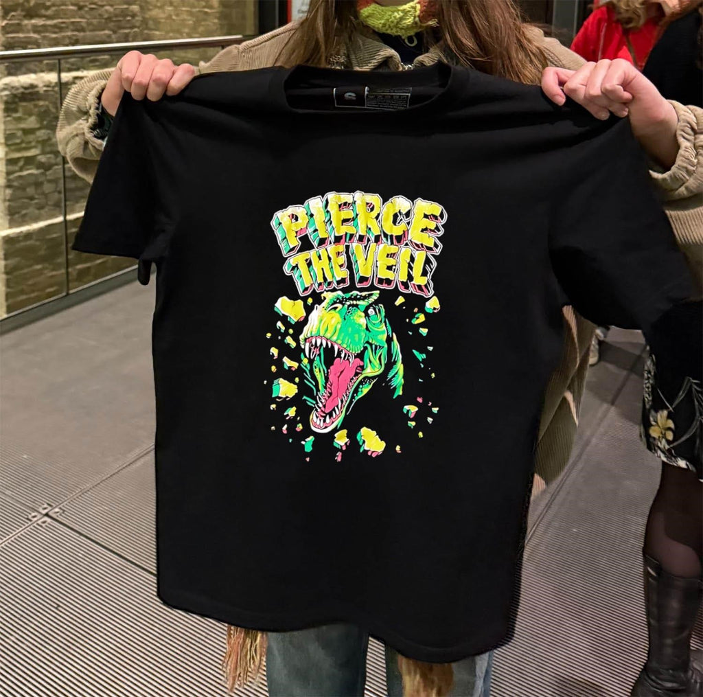 Pierce the Veil Dinosaur T-Rex Colorful Art shirt