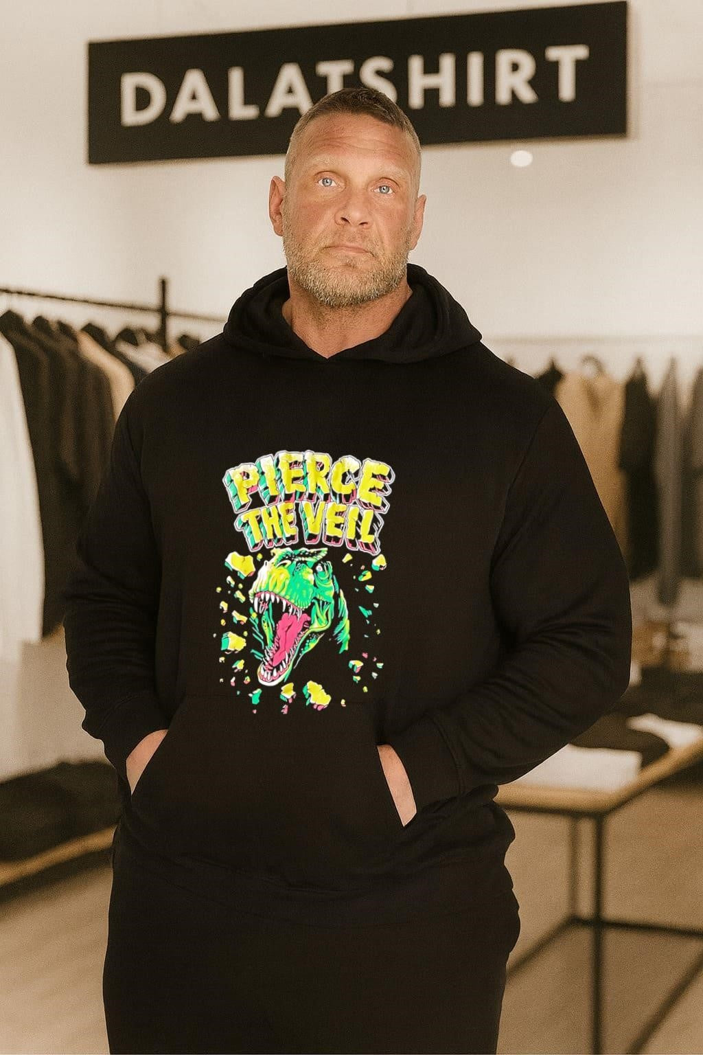 Pierce the Veil Dinosaur T-Rex Colorful Art shirt