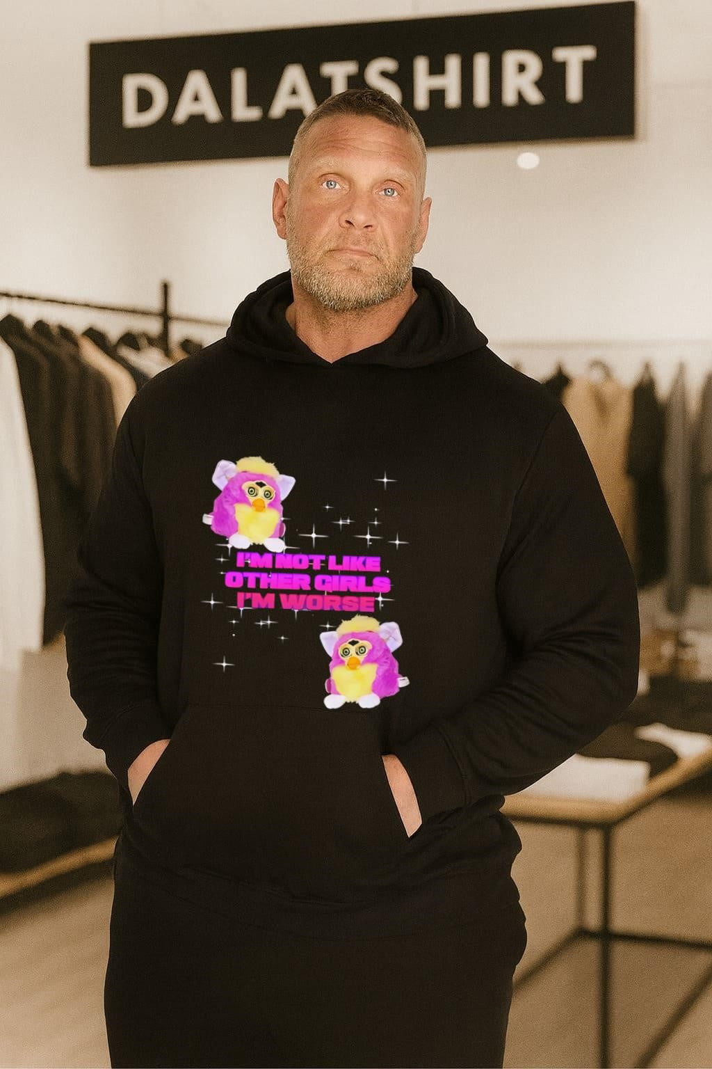 Pink Furby Sparkles I’m Not Like Other Girls I’m Worse shirt
