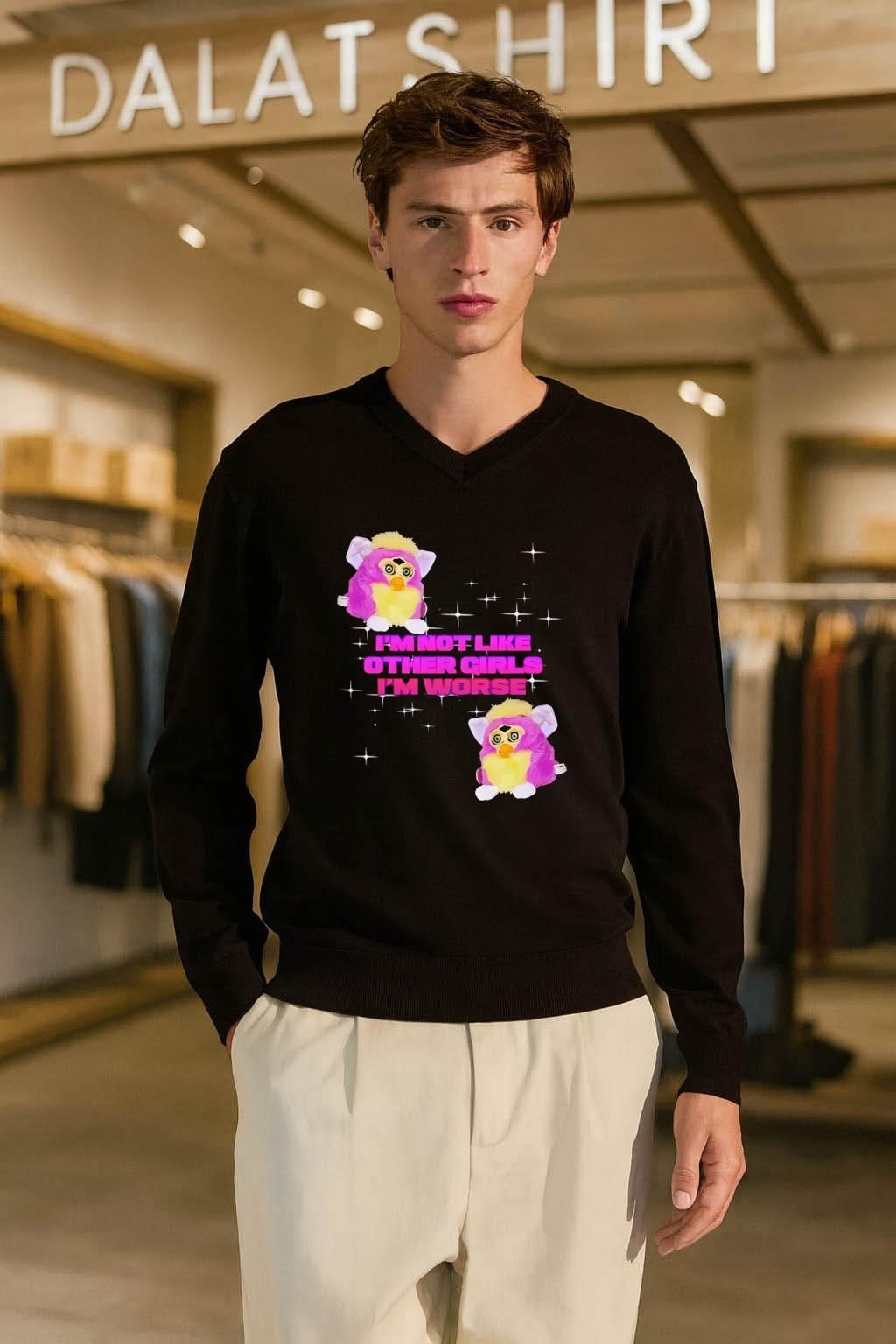Pink Furby Sparkles I’m Not Like Other Girls I’m Worse shirt