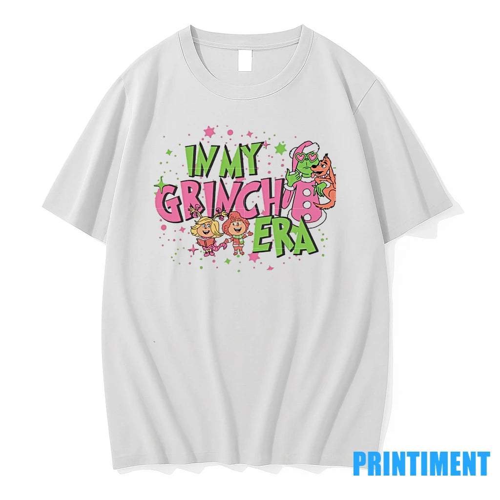Pink In My Grinch Era Christmas Tshirts Sweater