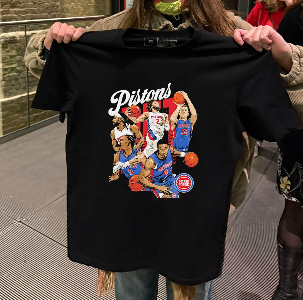Pistons Cade Cunningham Jaden Ivey Team Graphic shirt