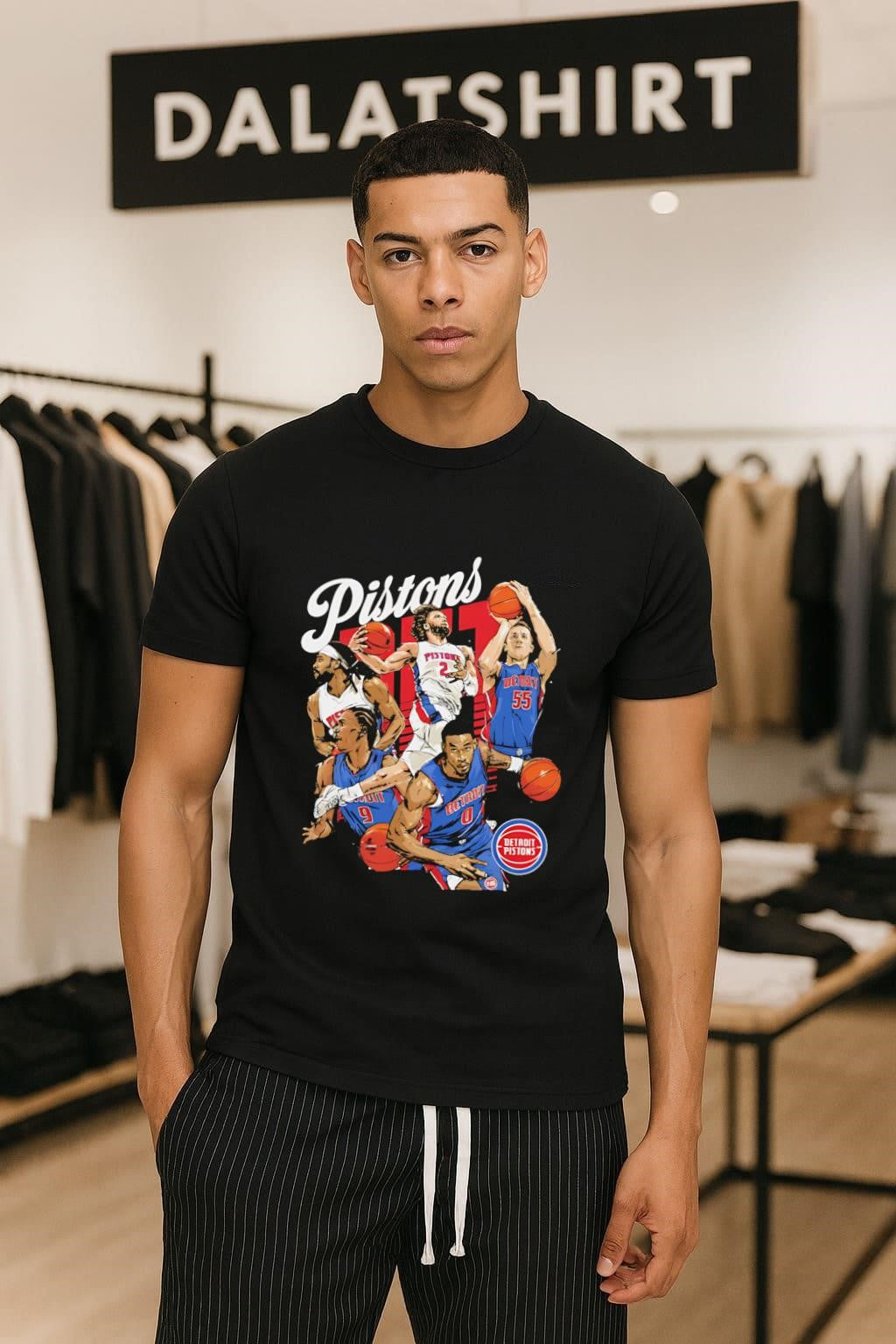Pistons Cade Cunningham Jaden Ivey Team Graphic shirt
