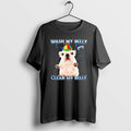 Pitbull Dog Wash My Belly Clean My Belly T Shirts