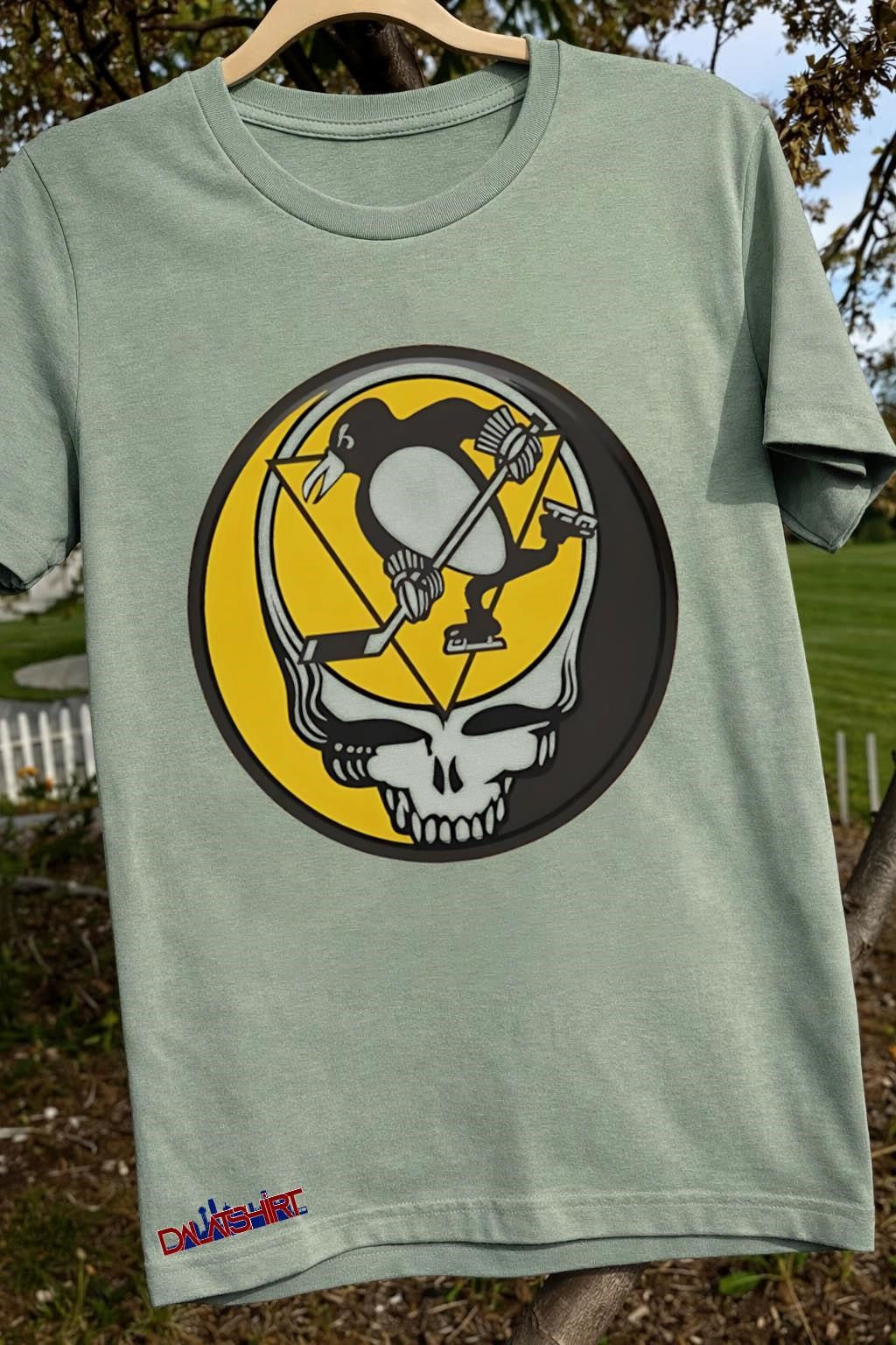 Pittsburgh Penguins Grateful Dead Skull shirt