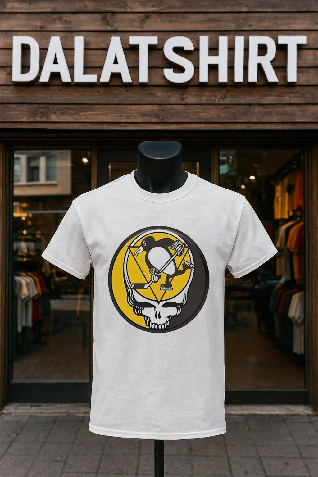Pittsburgh Penguins Grateful Dead Skull shirt