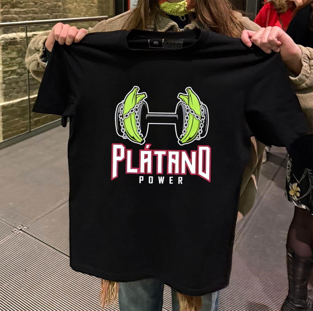 Platano Power Dumbbell Bananas shirt