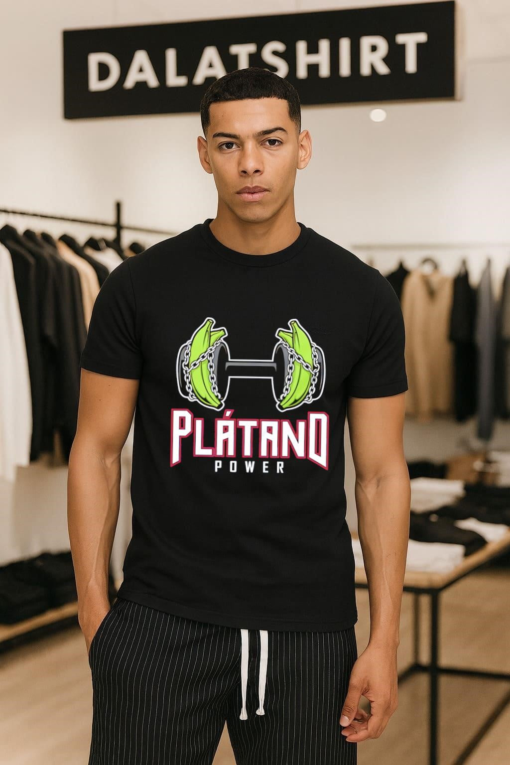 Platano Power Dumbbell Bananas shirt