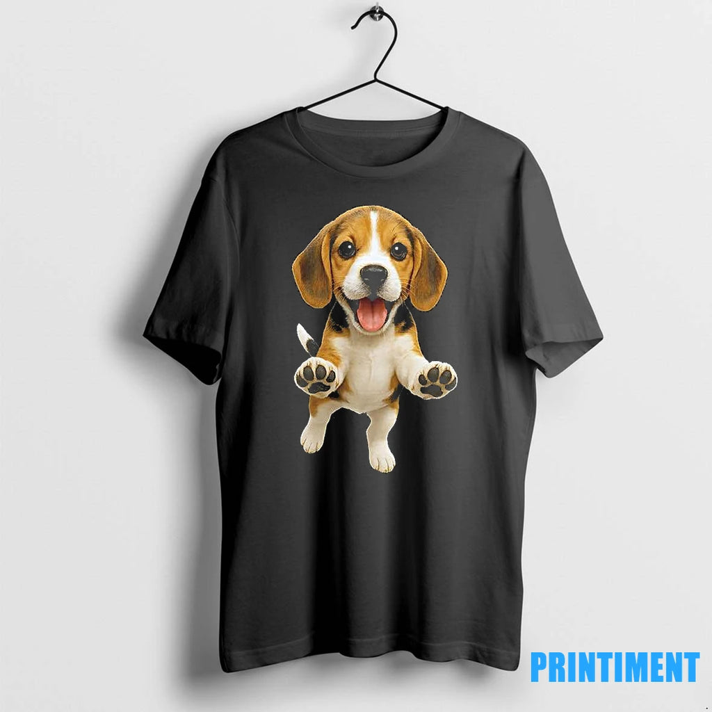 Playful Beagle Puppy Boxy Cute Tshirts Sweater
