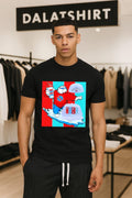Polar bear on ice board with Fuck ICE hats shirt