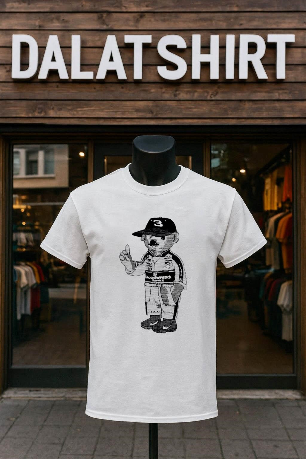 Polo Bear Dale Earnhardt Racing Goodwrench Service shirt