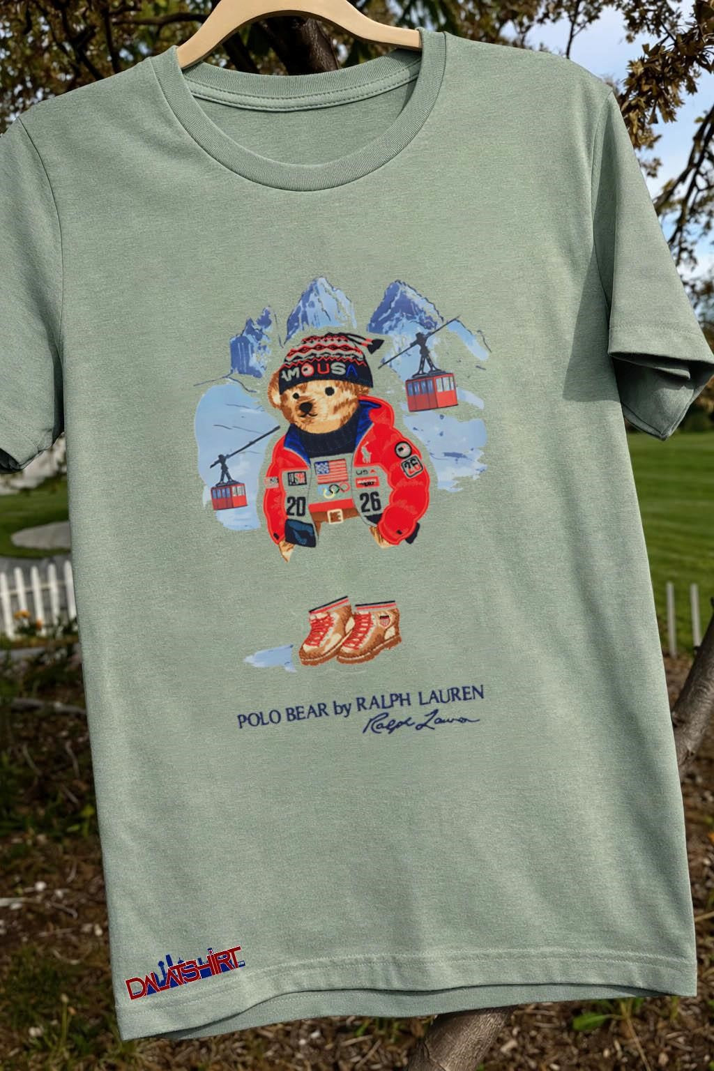 Polo Bear by Ralph Lauren USA Olympic Winter Sports Skiing shirt