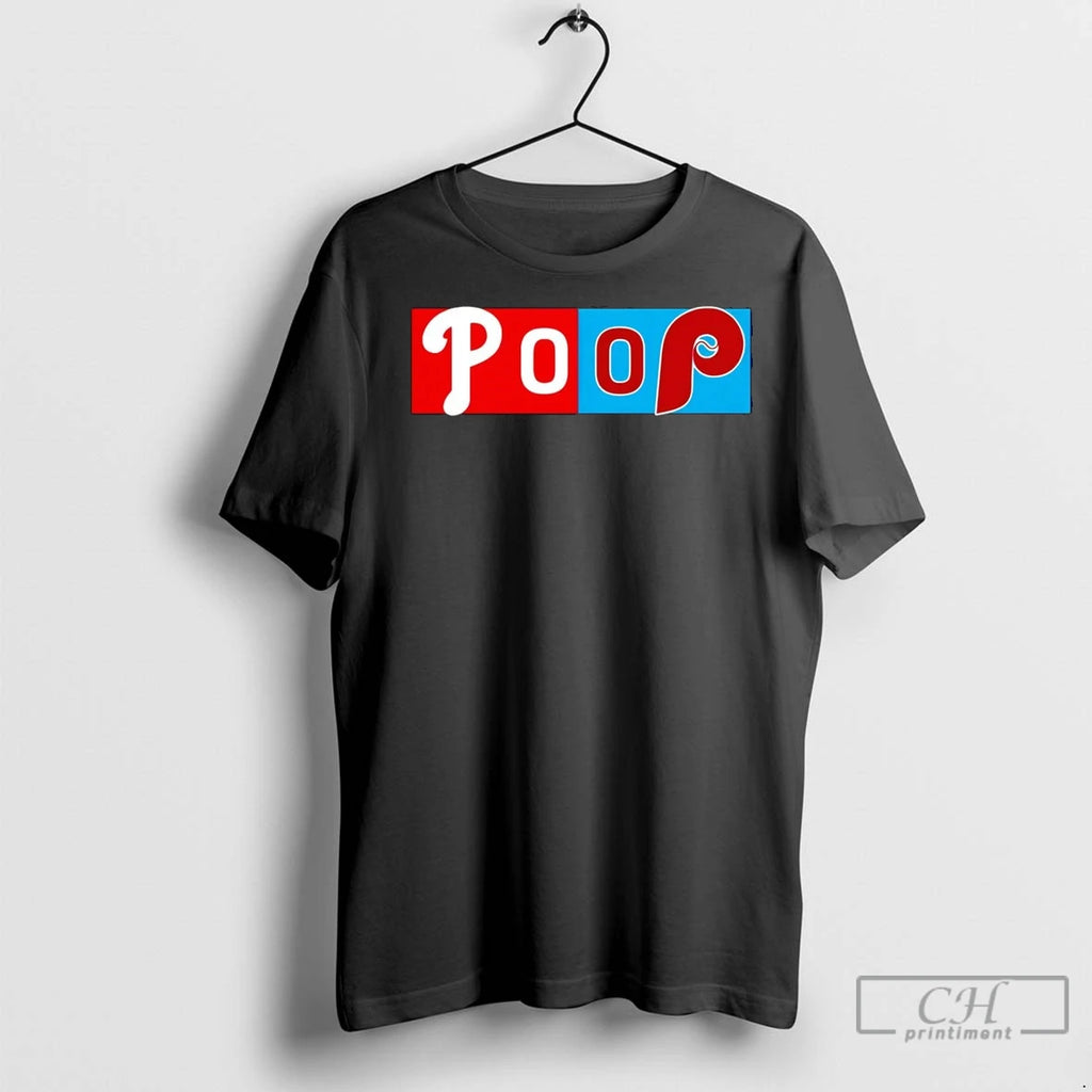 Poop Game Score Philadelphia Phillies T Shirts
