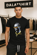 Pop Smoke Shai Gold Chain Diamond Cross Signature shirt