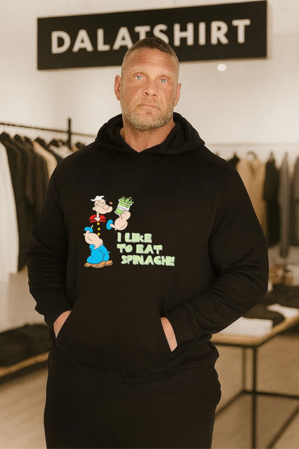 Popeye I Like To Eat Spinach shirt