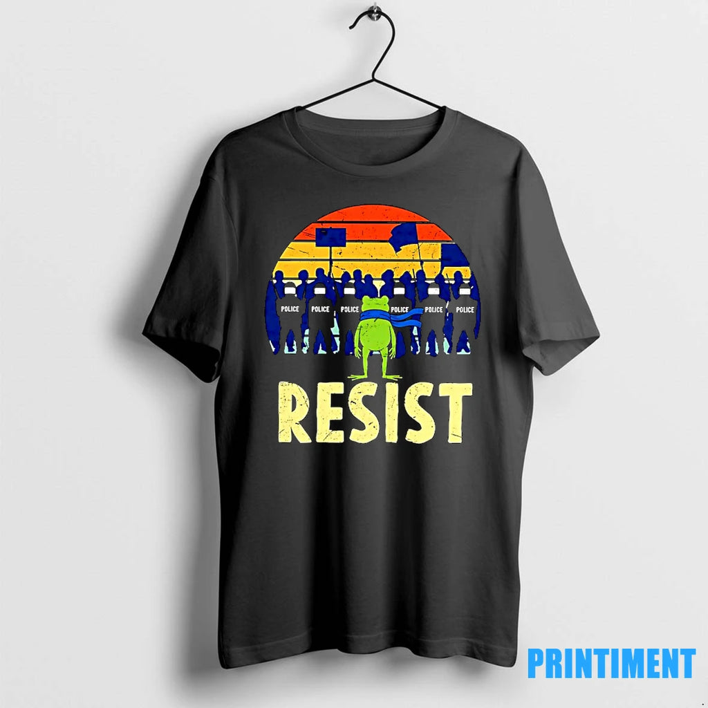 Portland Frog Anti Ice Anti Fascism Retro Tshirts Sweater