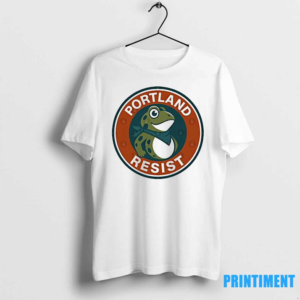 Portland Frog Resist Circle Tshirts Sweater